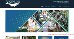 Desktop Screenshot of overstrand.gov.za